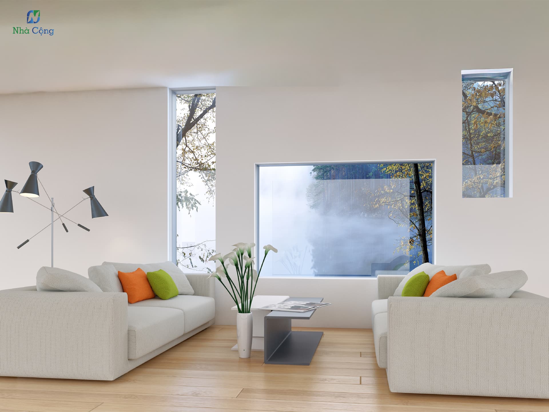 Nhà mẫu hiện đại