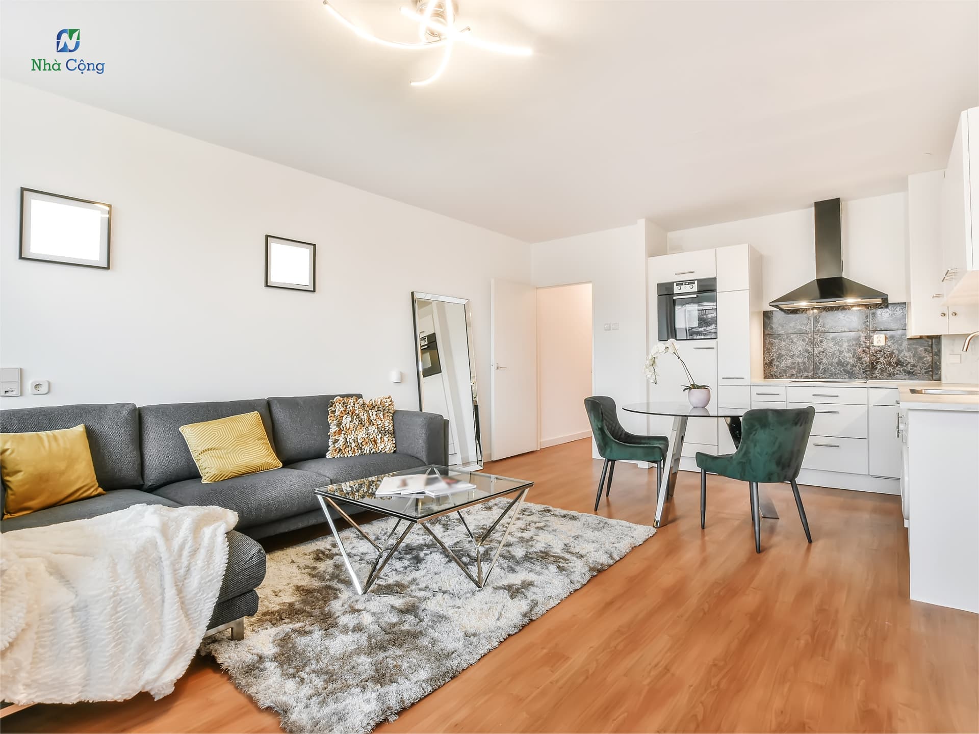 Phòng khách tối giản